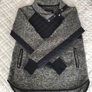 Abercrombie Asymmetrical Snap-Up Fleece